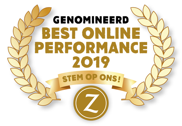Nominatie Best online performance 2019